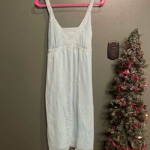 Maternity Dress- Aqua/ size Sm